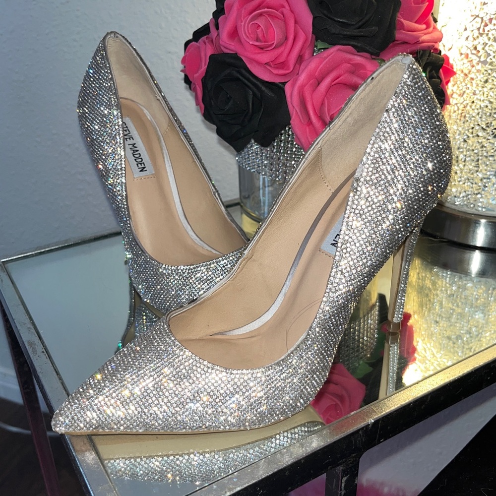 Stunning Rhinestone Heels - Picture 2 of 5